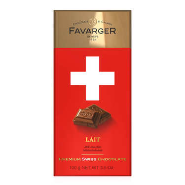Tablette de chocolat suisse au lait Tablette de chocolat suisse au lait