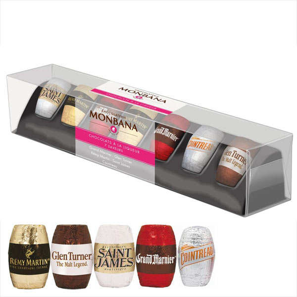 Chocolat noir à la liqueur