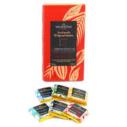 Plumier initiation Valrhona grands crus - 6 carrés de chocolat