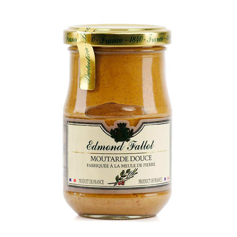 Fallot - Moutarde brune douce aux aromates et au vinaigre