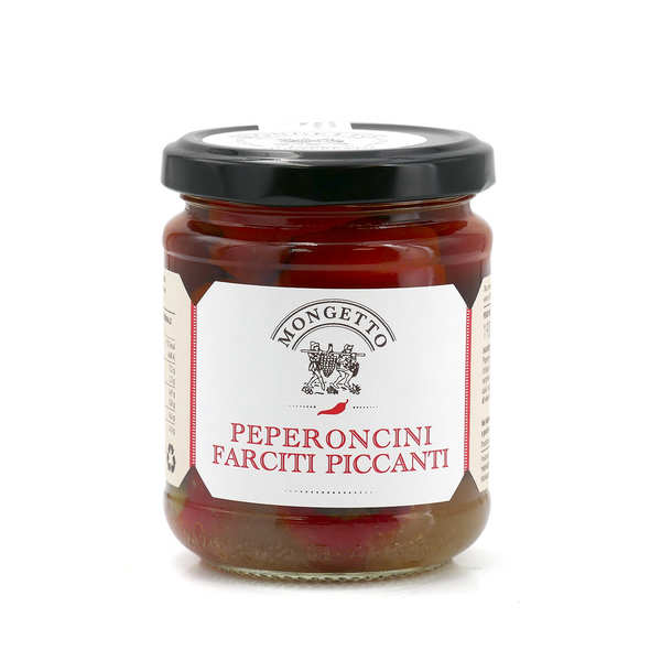Petits poivrons farcis aux anchois italiens - Pot de 190g