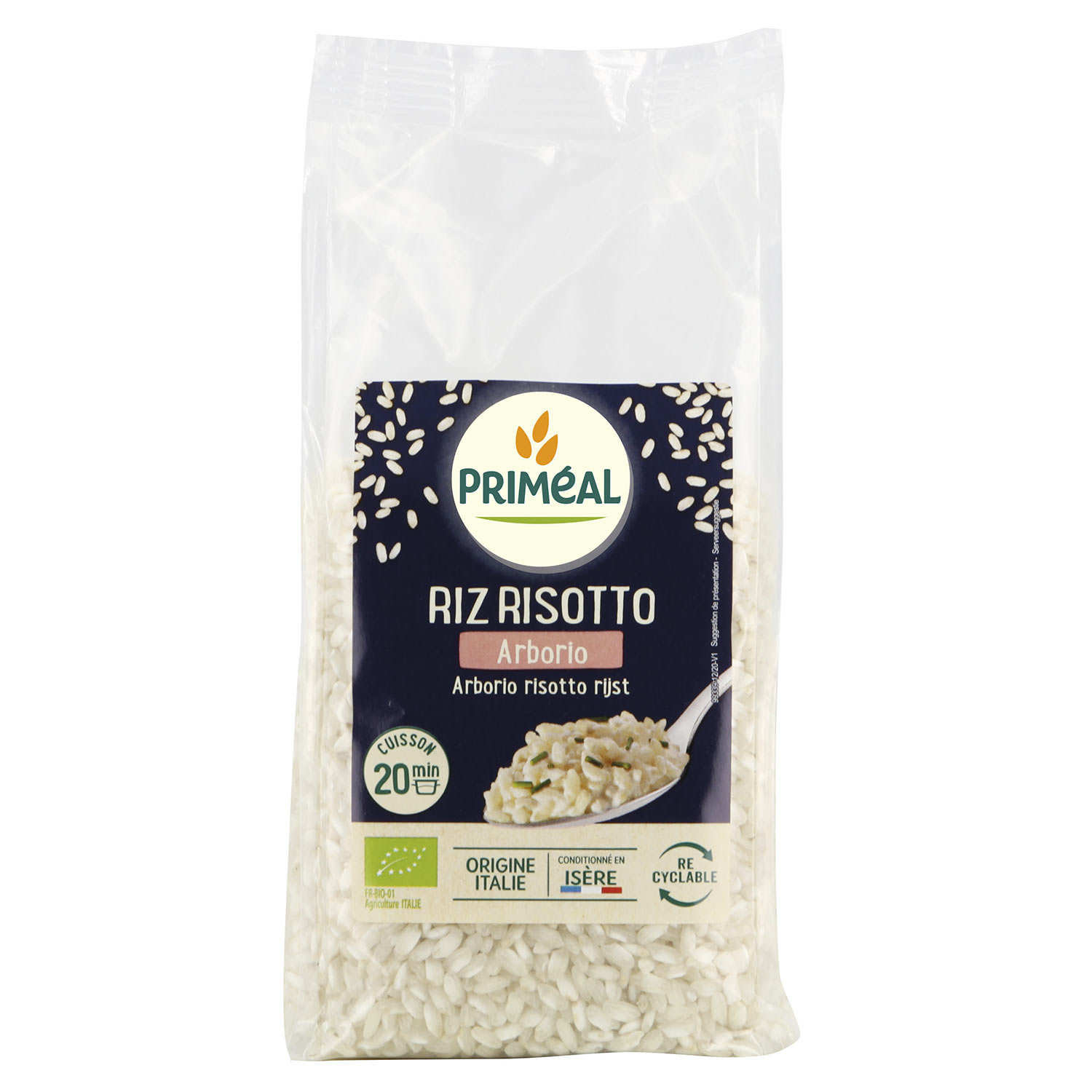 Organic arborio rice from Italia Priméal