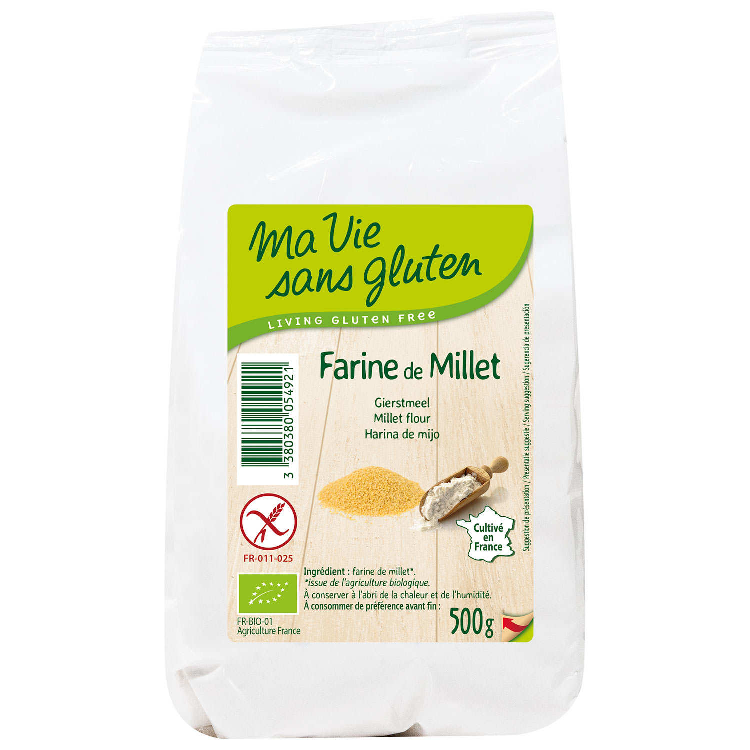 Farine de millet bio sans gluten Ma vie sans gluten