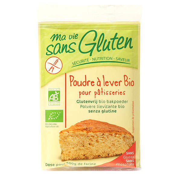 Organic Baking powder gluten free Ma vie sans gluten