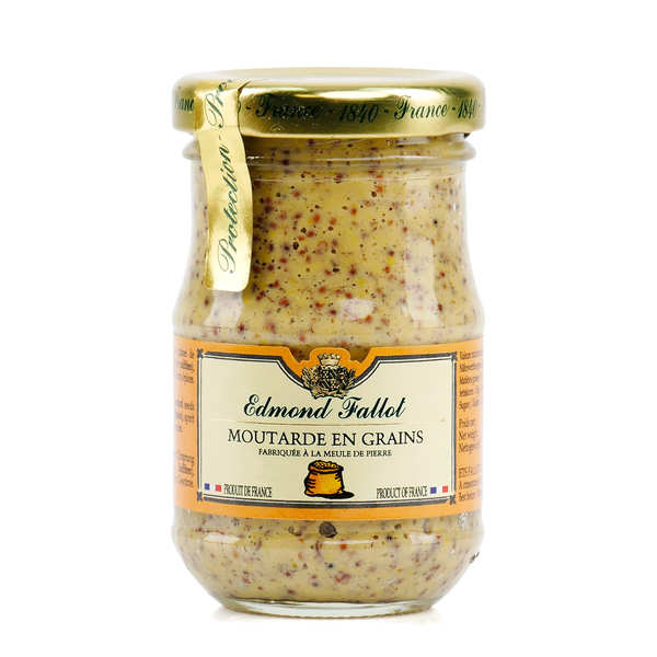 Moutarde à l'ancienne en grains Fallot - Pot de 105g