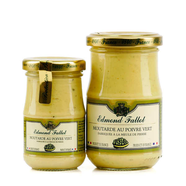 Dijon Mustard with Green Peppercorns Fallot