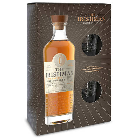The Irishman The Harvest coffret whisky irlandais 2 verres - The