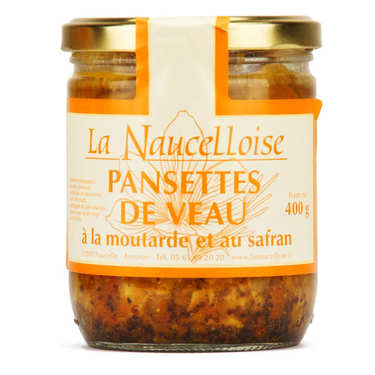 Pansettes de veau à la moutarde et au safran Pansettes de veau à la moutarde et au safran