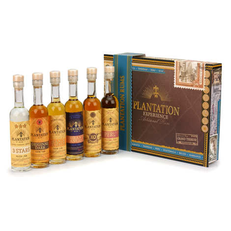 - Plantation Rum bottles) box gift Plantation (6 Rum