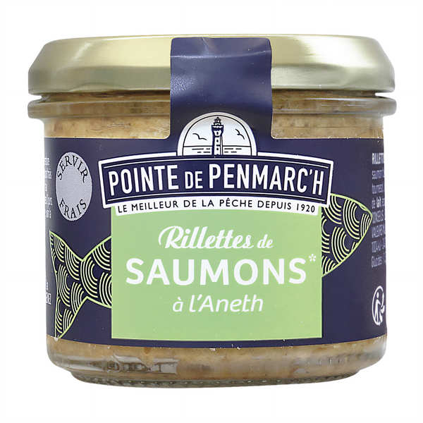Salmon rillette with dill - La pointe de Penmarc'h