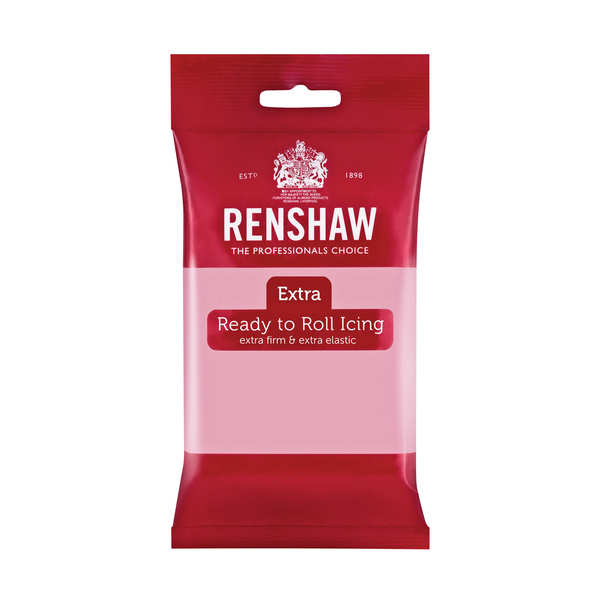 Pâte à sucre rose - extra - sachet 250g