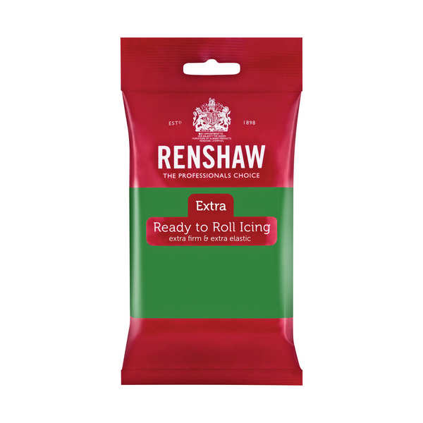 Pâte à sucre vert prairie - extra - sachet 250g