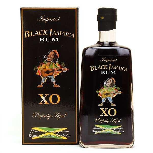 Black Jamaica Rum XO + case 40 Distillerie Monbacho