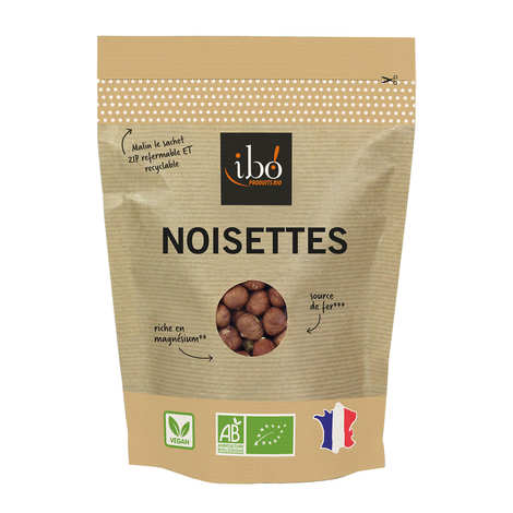 Noisettes décortiquées bio - Ibo Produits Bio