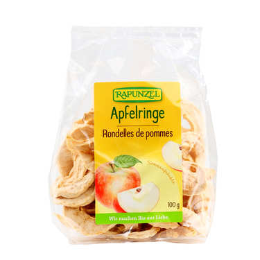 Organic Dried apple rings Organic Dried apple rings