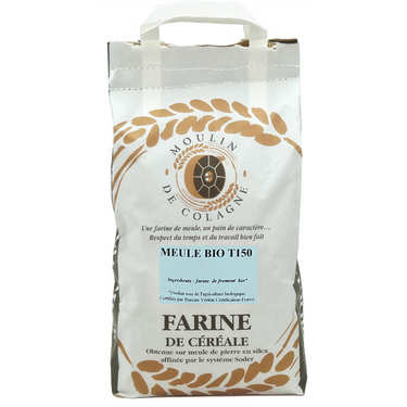 Farine intégrale de blé à la meule T150 bio Farine intégrale de blé à la meule T150 bio