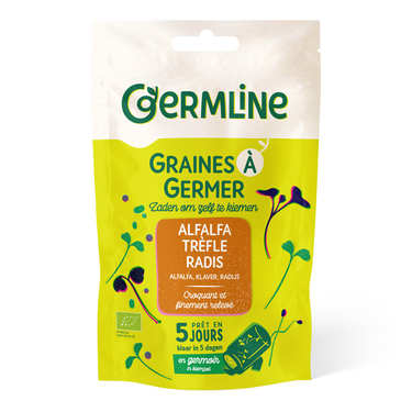 Alfalfa, trèfle et radis bio - Graines à germer Alfalfa, trèfle et radis bio - Graines à germer