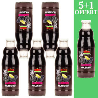 Pur jus de mulberry noire bio 5L+1 offert Pur jus de mulberry noire bio 5L+1 offert