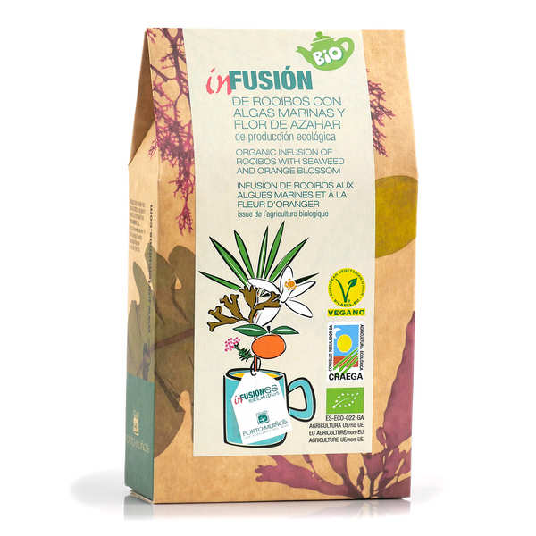Thé aux algues marines - mélange détox - sachet 100 g