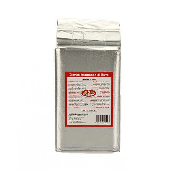 Instant brewer's yeast for and - dehydrated baker's yeast Le 5 Stagioni