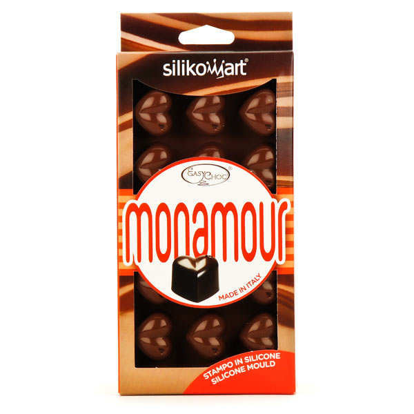 Moule à chocolat en silicone Coeurs - Silikomart