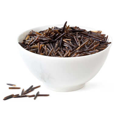 Organic black wild rice from Canada Organic black wild rice from Canada