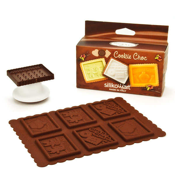 Kit moule en silicone pour cookie gnam gnam - pack 3 pièces