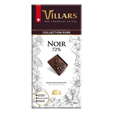 Villars Dark Chocolate 72% Villars Dark Chocolate 72%
