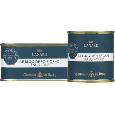 Bloc de foie gras de canard fermier du Sud-Ouest Bloc de foie gras de canard fermier du Sud-Ouest