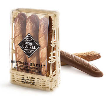 Panetière 6 baguettes au lait Michel Cluizel Panetière 6 baguettes au lait Michel Cluizel