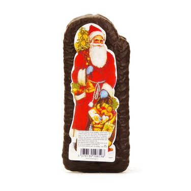 Père Noël pain d'épices alsacien enrobé de chocolat Père Noël pain d'épices alsacien enrobé de chocolat