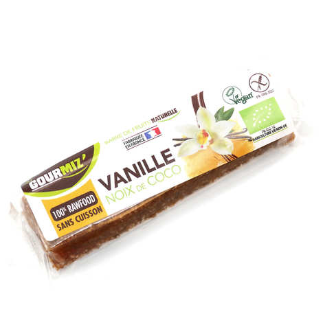 Gourmiz - Barre crue et bio Vanille - Noix de coco