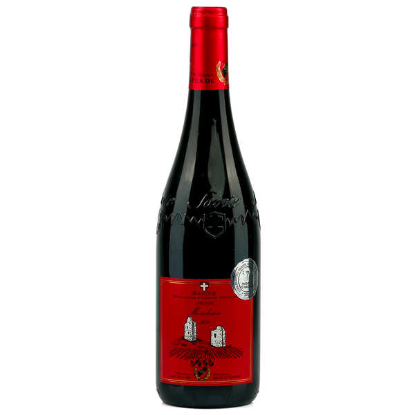 Chignin mondeuse rouge - vin rouge de savoie - 12,5% - 2015 - bouteille 75cl