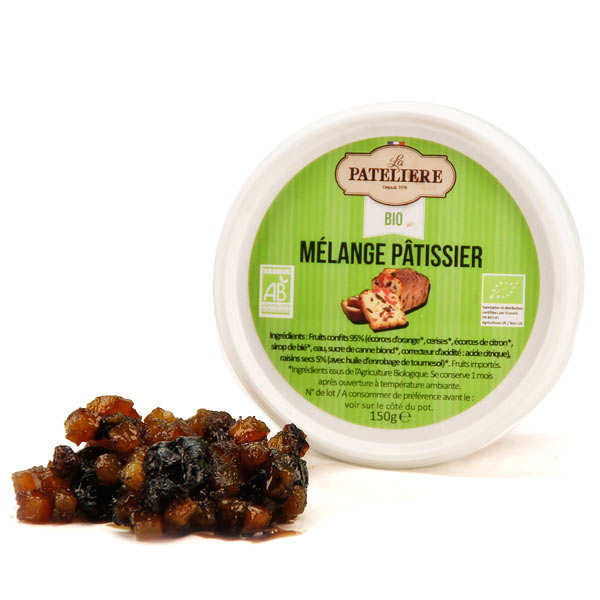 Mélange de fruits confits bio La Patelière bio