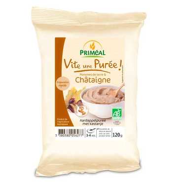 Purée bio de pomme de terre et châtaignes Purée bio de pomme de terre et châtaignes