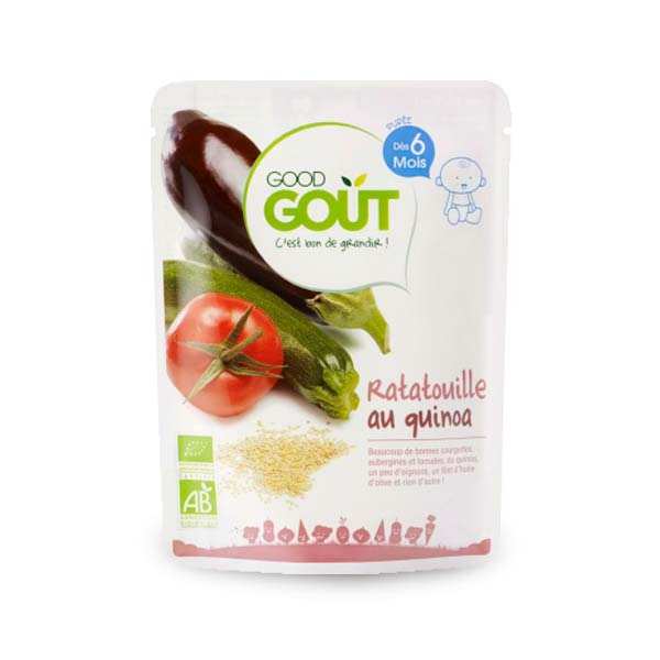 Ratatouille au quinoa Petit plat bio dès 6 mois