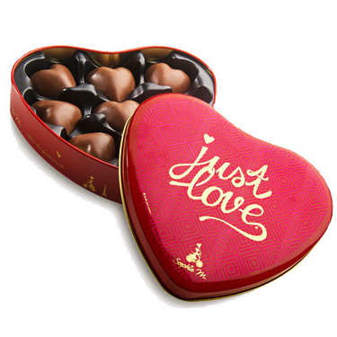 Coeur guimauve et chocolat Boite collector Coeur guimauve et chocolat Boite collector