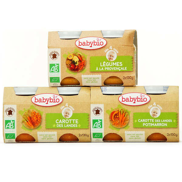 Baby Salt Jars for 4 Months Babies Baby Bio