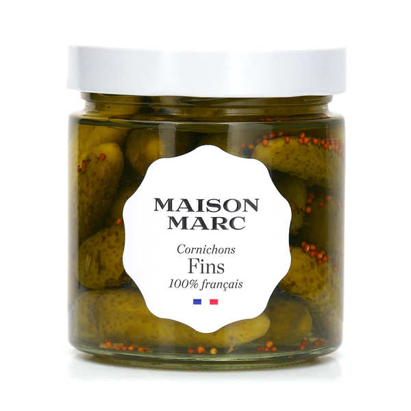 French Fine gherkins in vinegar Maison Marc