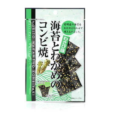 Chips de nori et wakamé goût wasabi Chips de nori et wakamé goût wasabi