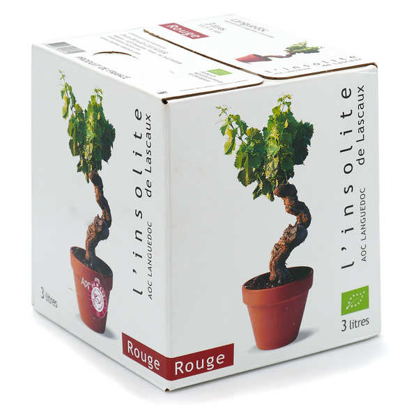 Bib coteaux du languedoc rouge bio l'insolite - 13,5% - bib 5l