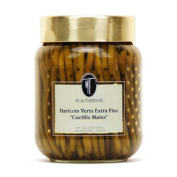Haricots verts extra fins rangés à la main - Bocal 72cl
