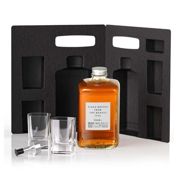 NIKKA WHISKY FROM THE BARREL 500ml 2本セット Coffret Whisky Nikka From the barrel, 2 verres shot et un bec