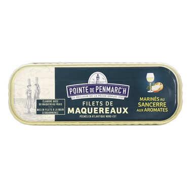 Aromatics and Sancerre wine soused mackerel Aromatics and Sancerre wine soused mackerel