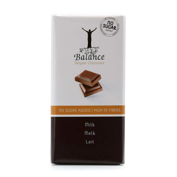 Chocolat au lait sans sucre au maltitol - tablette 100g