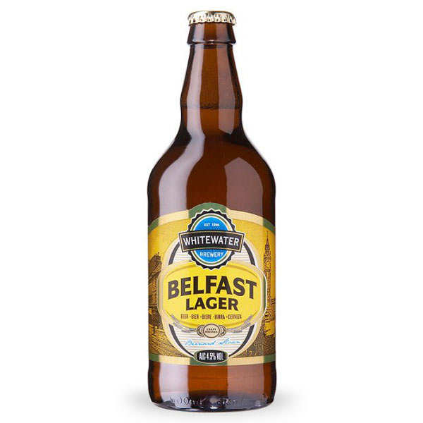 Bière Belfast Lager - Irish Beer - 4,5% - Brasserie Whitewater