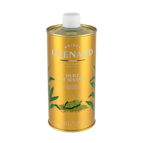 Huile de sésame 100% vierge - Bidon métal de 50cl