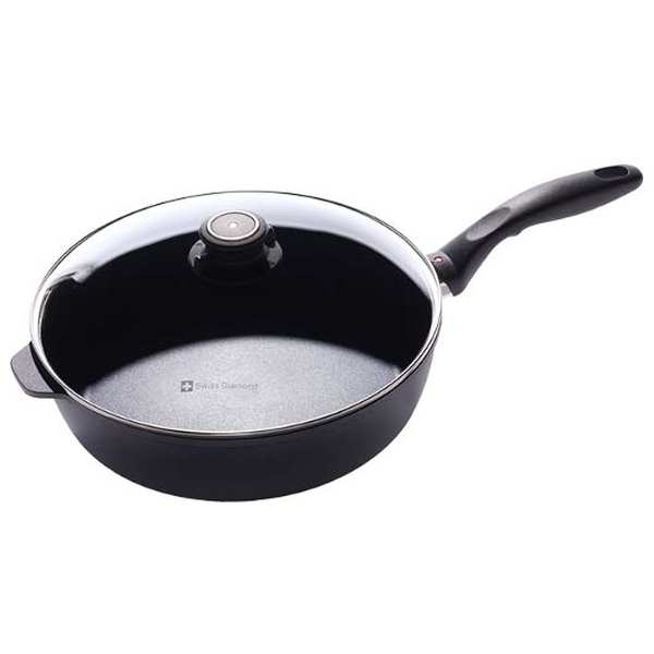 Sauteuse anti-adhésive avec couvercle - - sauteuse 24cm