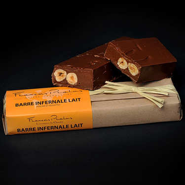 Milk Chocolate Bar with Hazelnuts & Almonds - Pralus Milk Chocolate Bar with Hazelnuts & Almonds - Pralus