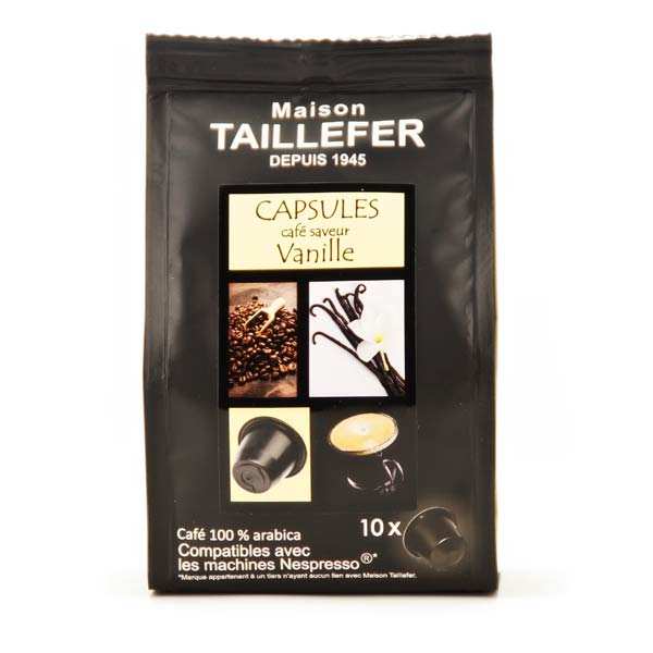 Café moka saveur vanille capsules compatibles Nespresso